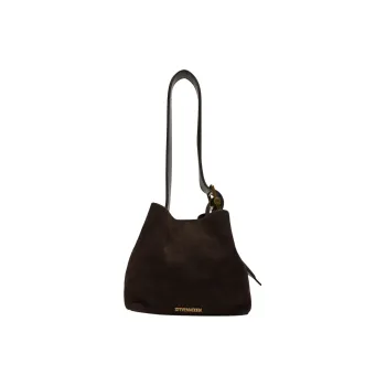 STEVE MADDEN Suede Shoulder Bag Women's Brown