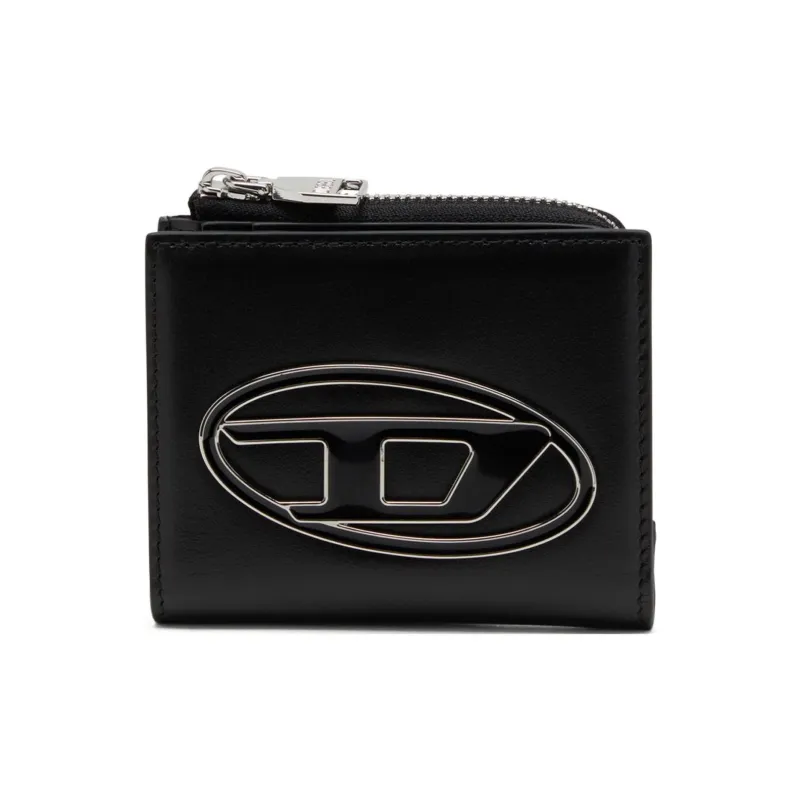 DIESEL Cow Leather Card Holder Women's Black-0