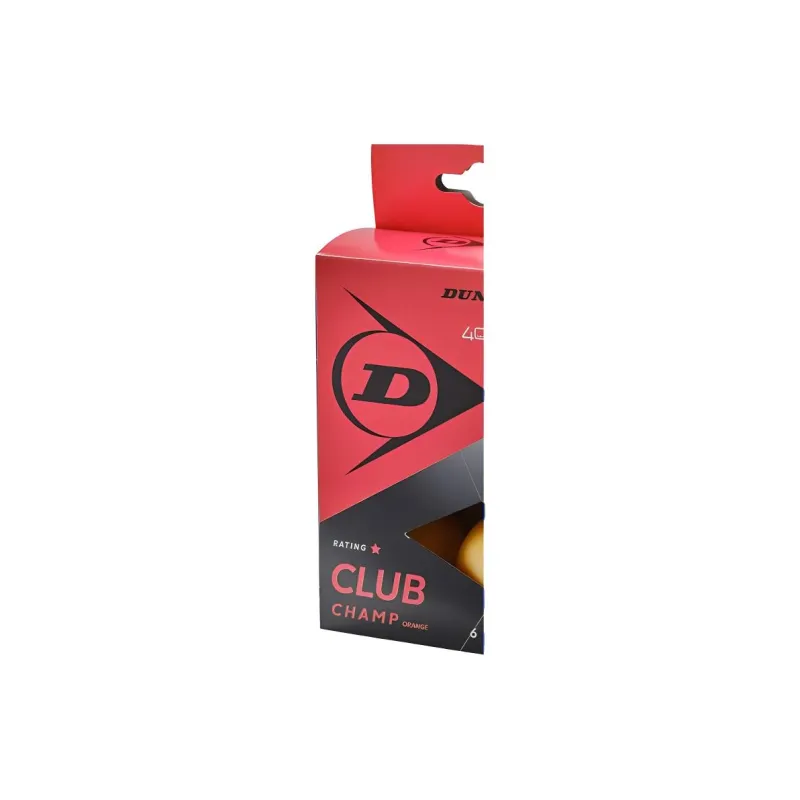 DUNLOP Table Tennis Unisex 6 Balls Orange-4