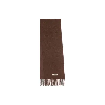 Jacquemus Logo Patch Fringed Scarf