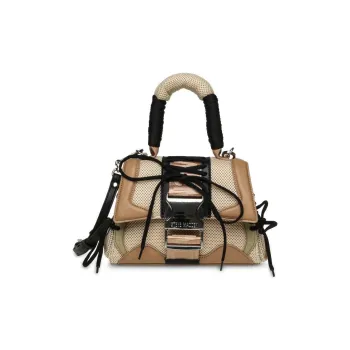 STEVE MADDEN Fabric One Shoulder Handbags Women's Beige Khaki Blend