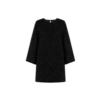 COCOON Long Sleeved Dress Women's Black