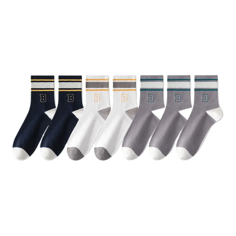 Lan Miao Mid Calf Socks Men's 7 Pack-2