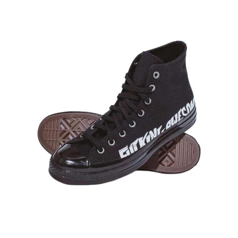 Fucking Awesome x Converse Chuck 70 Anti Slip Wear Resistant High Top Canvas Shoes Unisex Black-2
