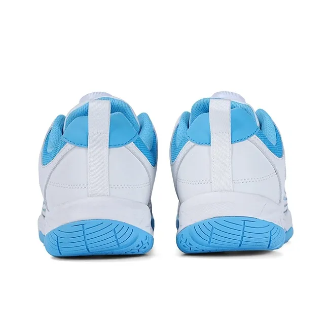 VOIT Wear resistant, Lightweight, Breathable, And Non slip. Low Top Training Shoes Unisex White Blue-3