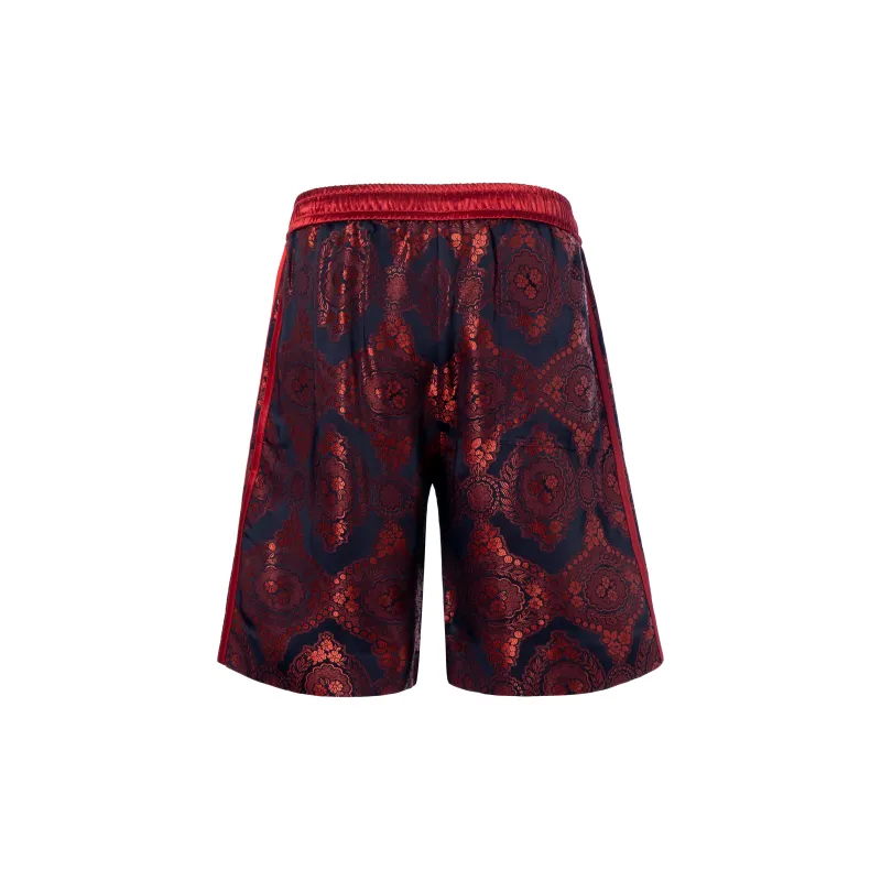 GUCCI Silk Patterned Shorts-1