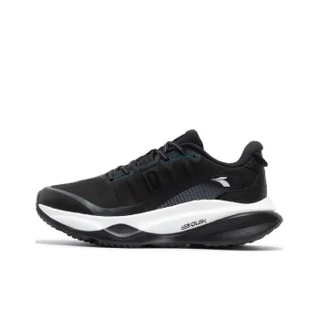 361° Red Flame 4 Slip-Resistant Cushioning Wear-Resistant Low-Top Casual Running Shoes Men's Black White
