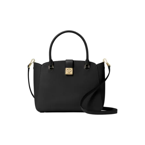 Kate Spade Fine-Grained Leather Tote Bag Shopping Bag Shoulder Bag Handbag Women's Black