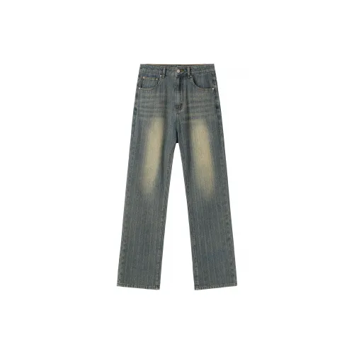 XINYINSU Jeans Unisex Dark Blue