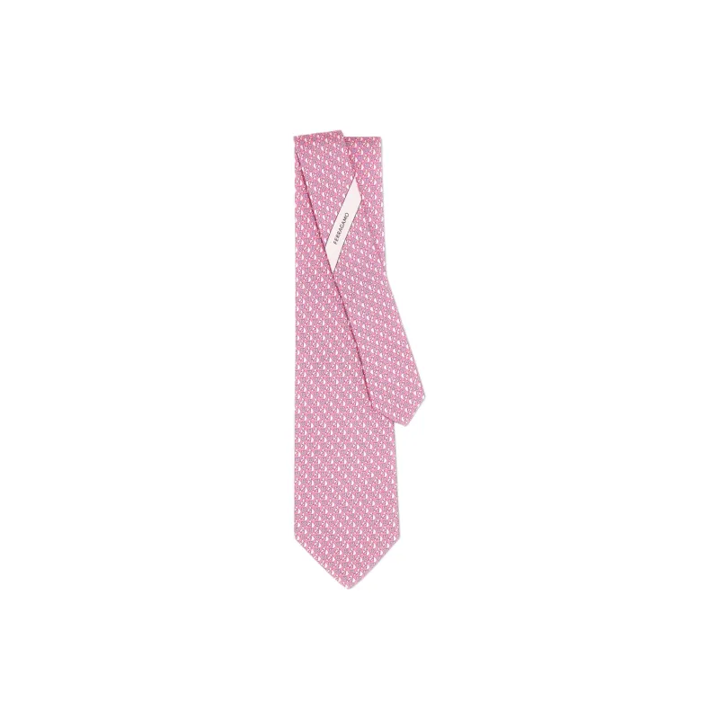 Ferragamo Equestrian print Silk Tie-0