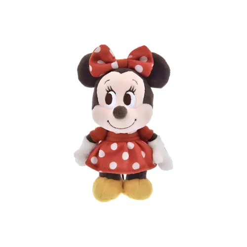 Disney Minnie Vintage Standing Pose Small Ornament Dolls Plush Doll 13cm High Tokyo Disney