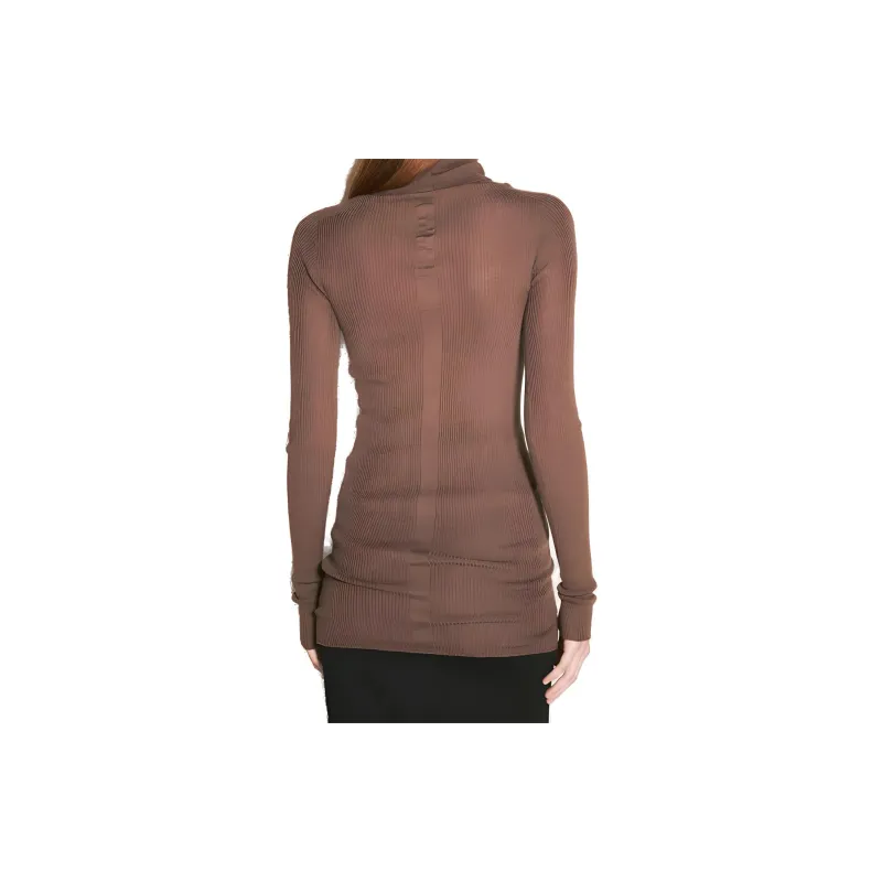 Rick Owens DRKSHDW Ribbed Tube Turtleneck Jumper-1