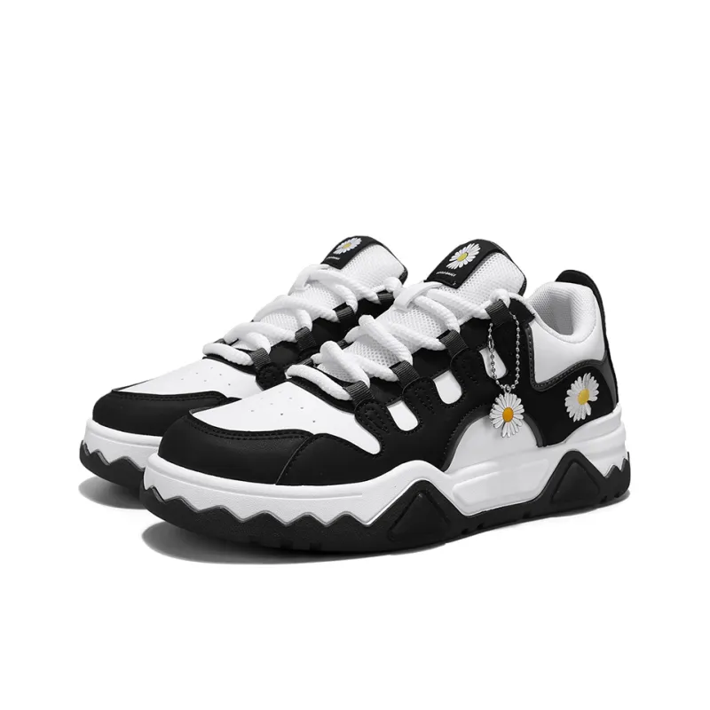 Little Daisy Small Daisy Height Increasing Wear-Resistant Breathable Slip-Resistant Low-Top Skateboard Shoes Men's-17