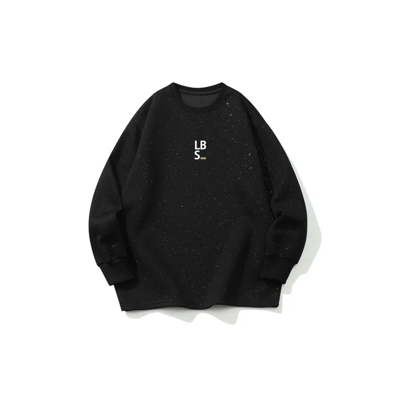 LESS BEARS Sweatshirt Unisex Black-1