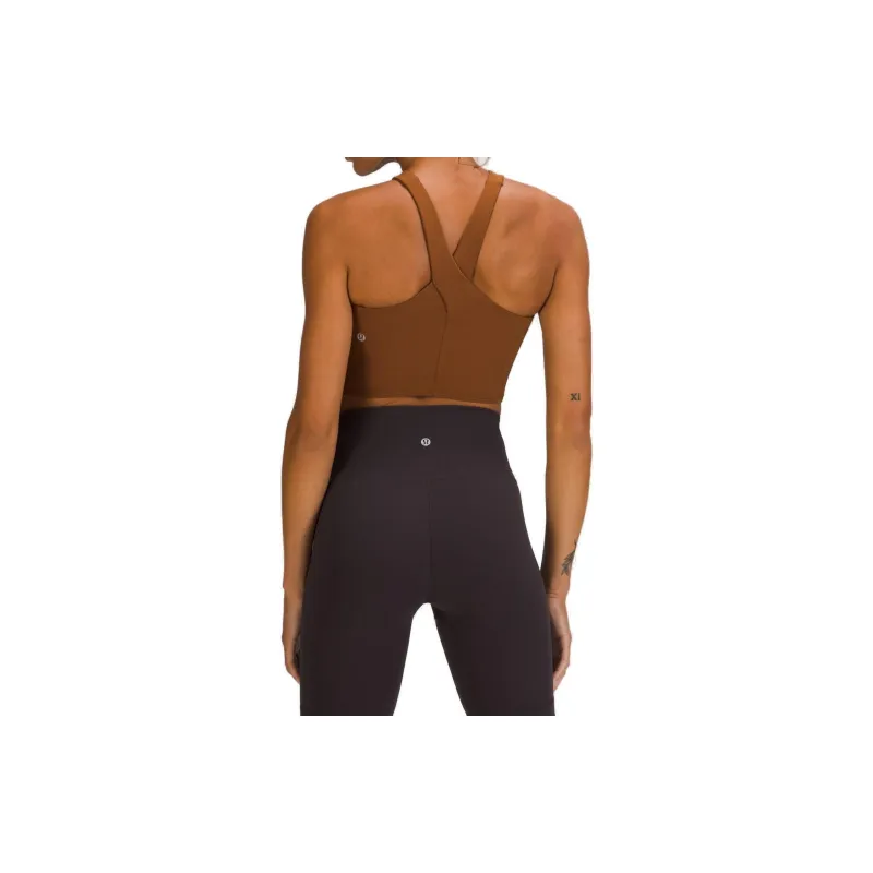 Lululemon Wrap-Front Sports Underwear Women's Copper Brown-1
