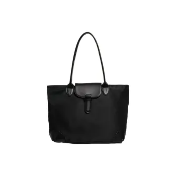 JANE KLAIN Synthetic Leather Patchwork Fabric Tote Bag Shoulder Bag Regular Women's Multicolor