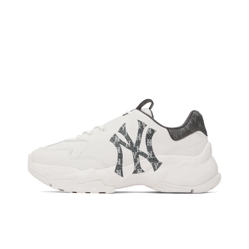 MLB Big Ball Chunky Chunky Sneakers Unisex Low Top White-0