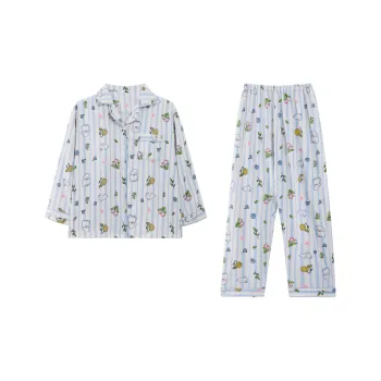 WANANNI Pajama Set Women's Light Blue