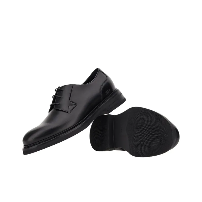 Canali Dress Shoes Men Low-Top Black-5