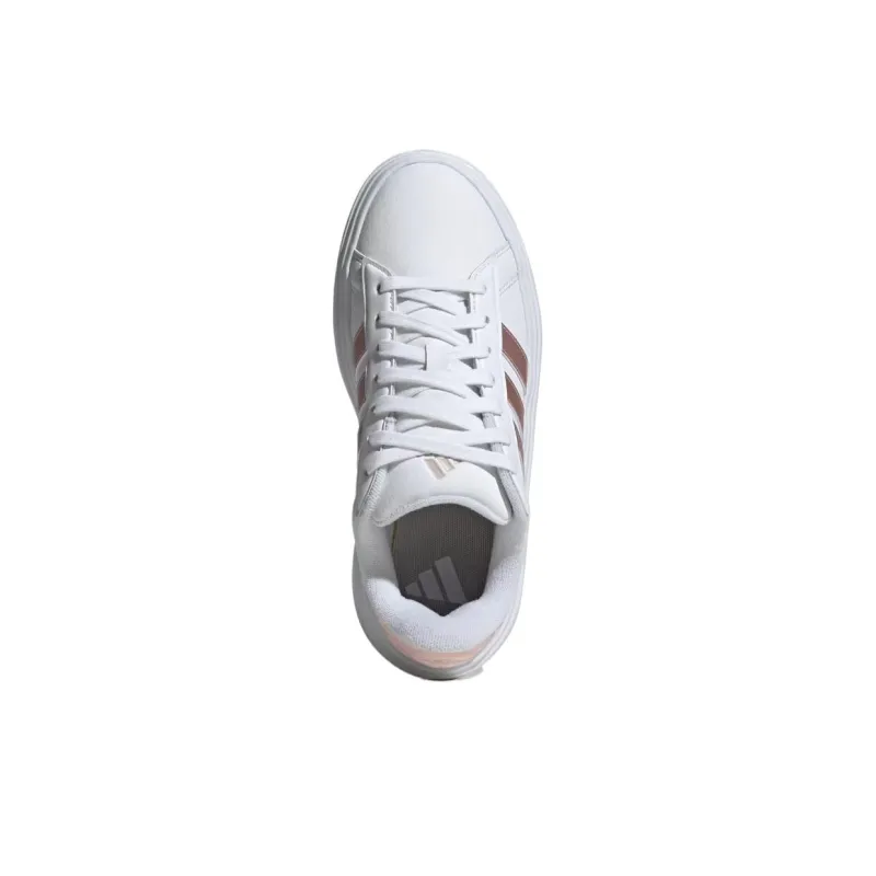 Adidas Grand Court Platform Cloud White Sandy Pink Met. Sandy Pink Women's-2