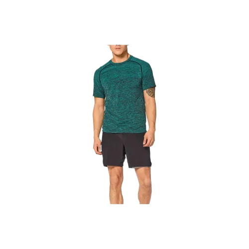 Lululemon Metal Vent Tech T-Shirts Men Green/Black