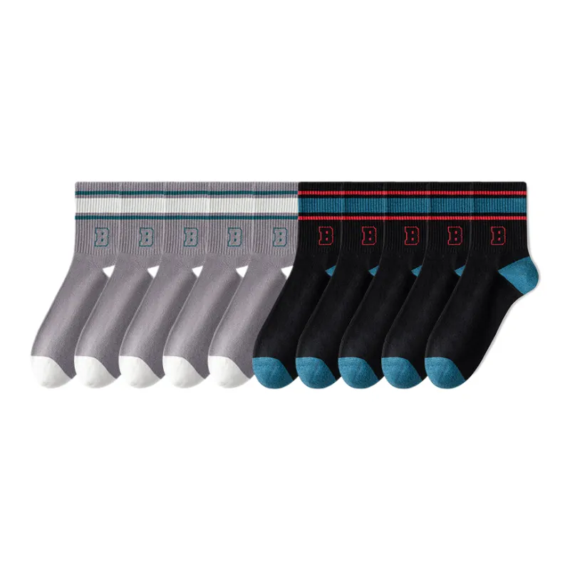 Lan Miao Mid Calf Socks Men's 10 Pack-11