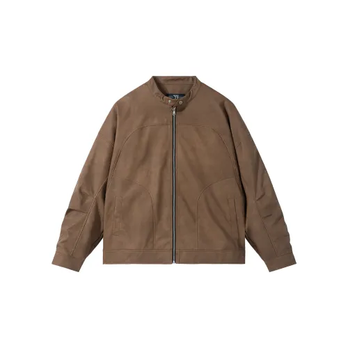 XINYINSU Jackets Unisex Brown