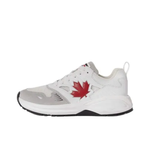 DSQUARED 2 X Dash Logo Emboosed Lace Up Sneakers Women's
