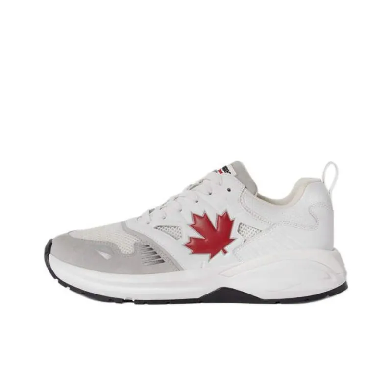 DSQUARED 2 X Dash Logo Emboosed Lace Up Sneakers Women's-0