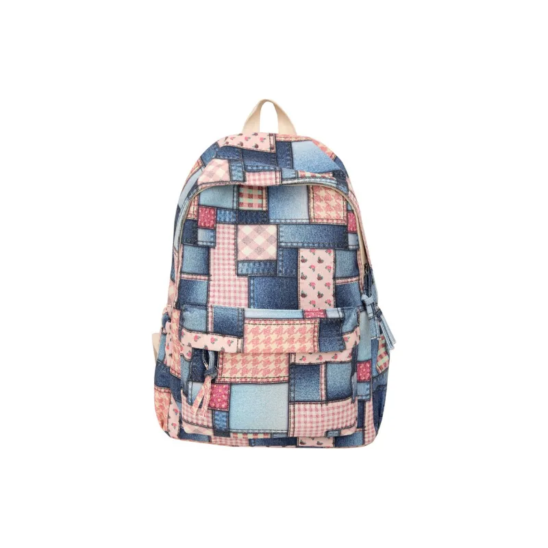 Barang Bear Canvas Canvas Bag Backpack Unisex Multicolor-6
