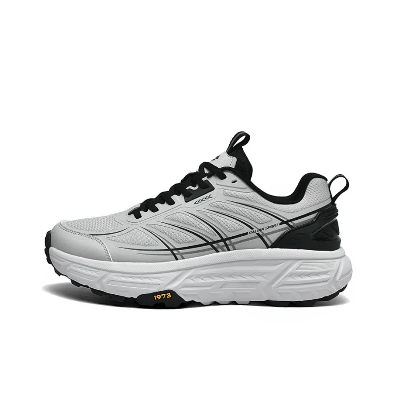 LOTTO Wild V2 Non slip Wear resistant Impact resistant Low Top Outdoor Shoes Men's Shark Gray-0
