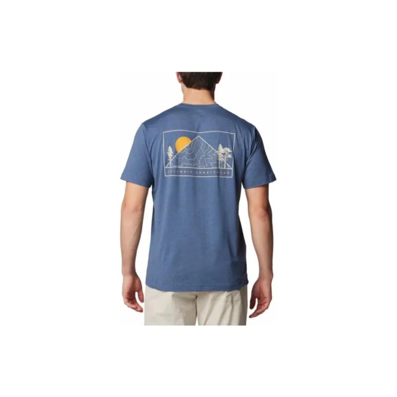 Columbia Kwick Hike T-Shirt Men's Blue-1