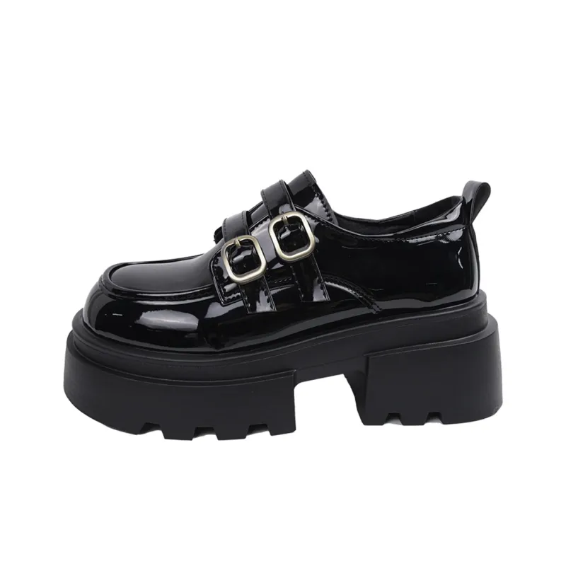 MXGM Loafers Women's Matte Black/Glossy Finish Black-6