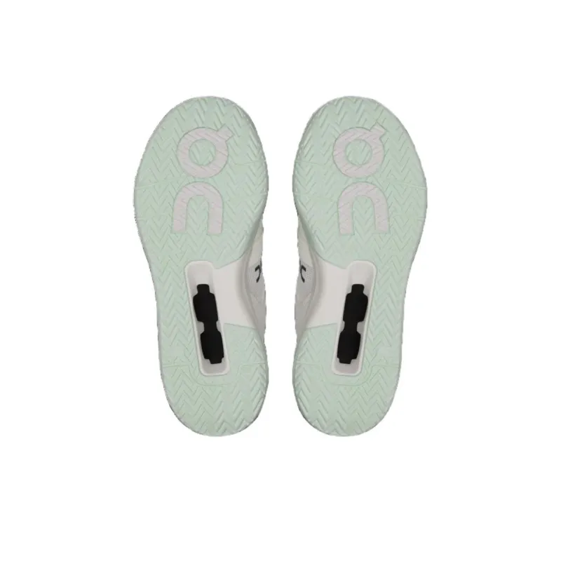 On THE ROGER Clubhouse Pro Cushioning Wear Resistant Low Top Tennis Shoes Women's White-4