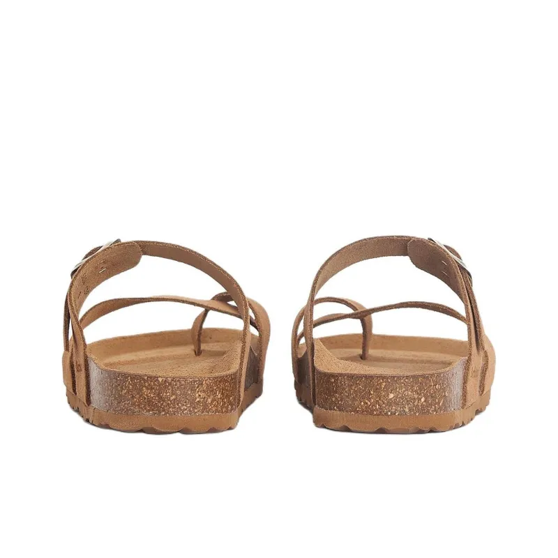 BARBOUR Flip Flops Women's Brown-4