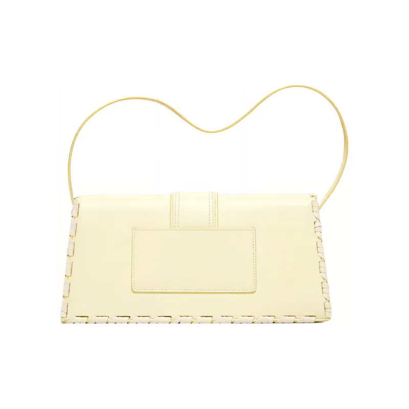 Jacquemus Le Bambino Cow Leather Handbag, Shoulder Bag Women's Yellow/Orange-2