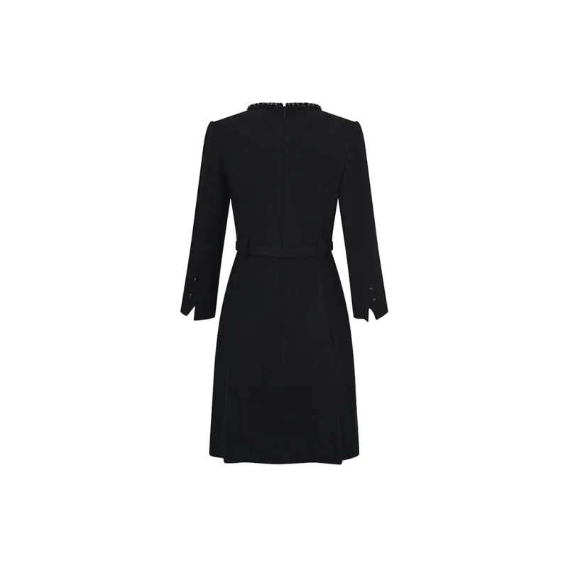 RARE Long Sleeved Dress Women's Black-2