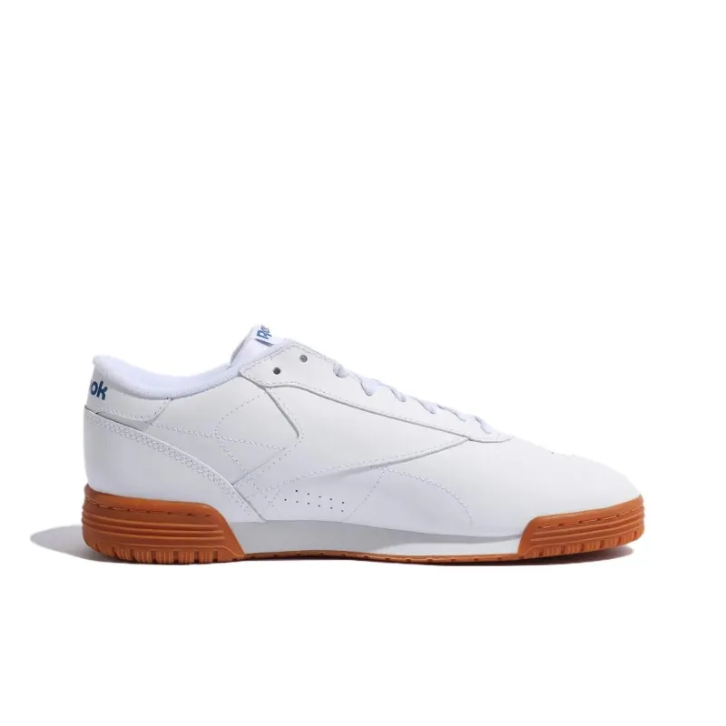 Reebok Exofit Anti Slip Wear Resistant Low Top Skateboard Shoes Unisex White-1
