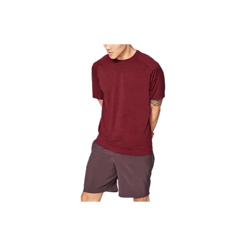 Lululemon T-Shirts Men Deep Red