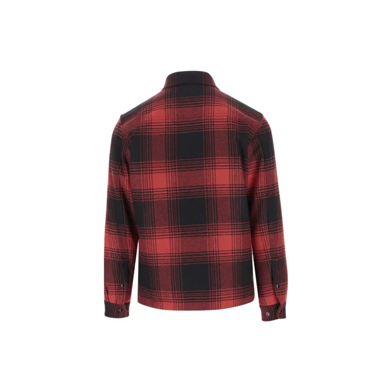 WOOLRICH Checked Buttoned Overshirt-1