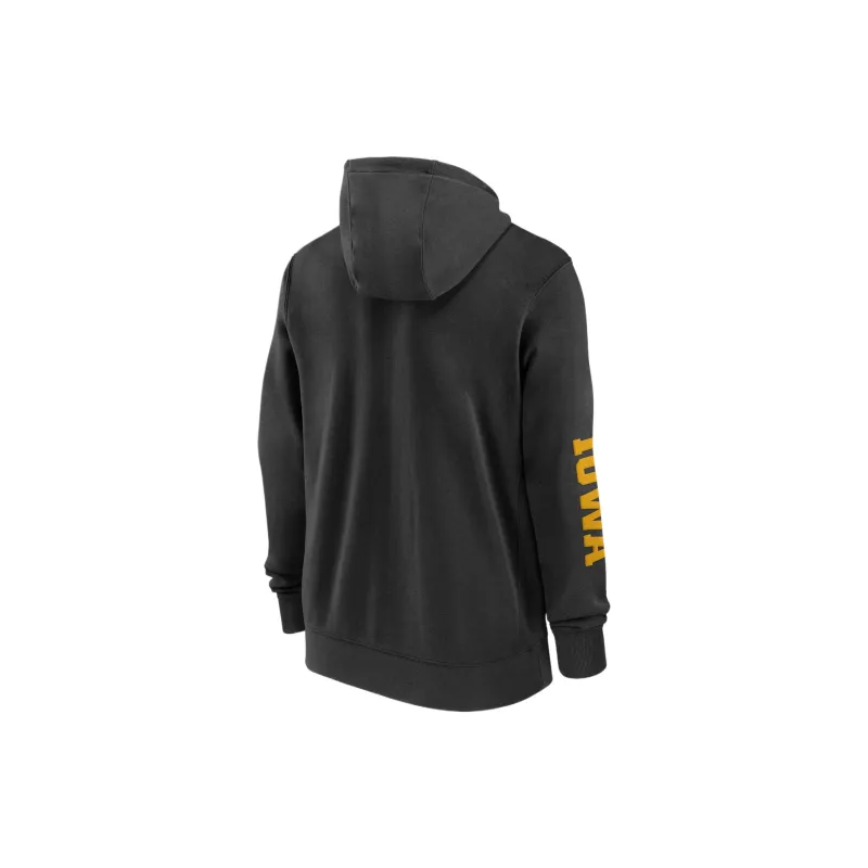 Nike Iowa Hawkeyes Sideline Team Issue Men's Nike College Full Zip Hoodie-1