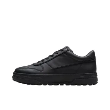 Clarks Lightweight Low Top Skateboard Shoes Men's Black