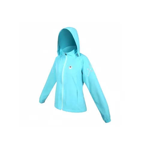 Kappa Trench Coats Women's Lake Blue