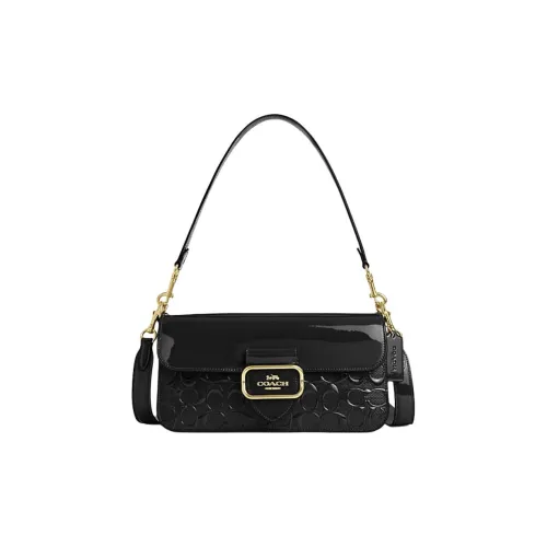 COACH Morgan Cow Leather Crossbody Bag Shoulder Bag Women's Black