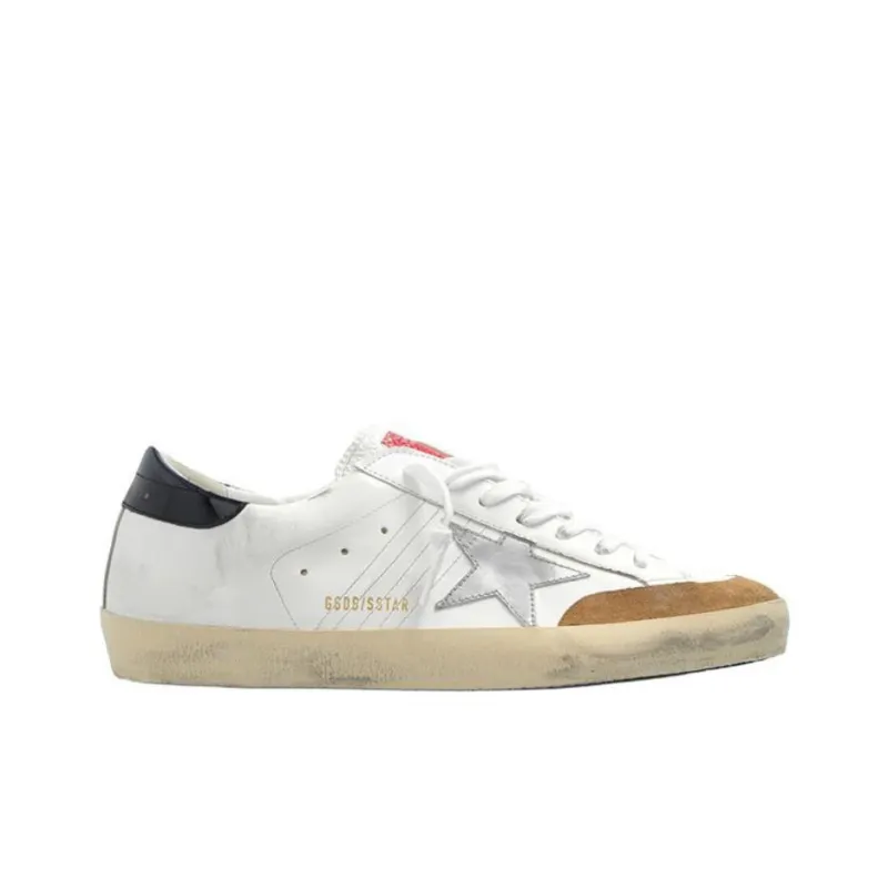 Golden Goose Super Star Low Top Skateboard Shoes Men's White-1