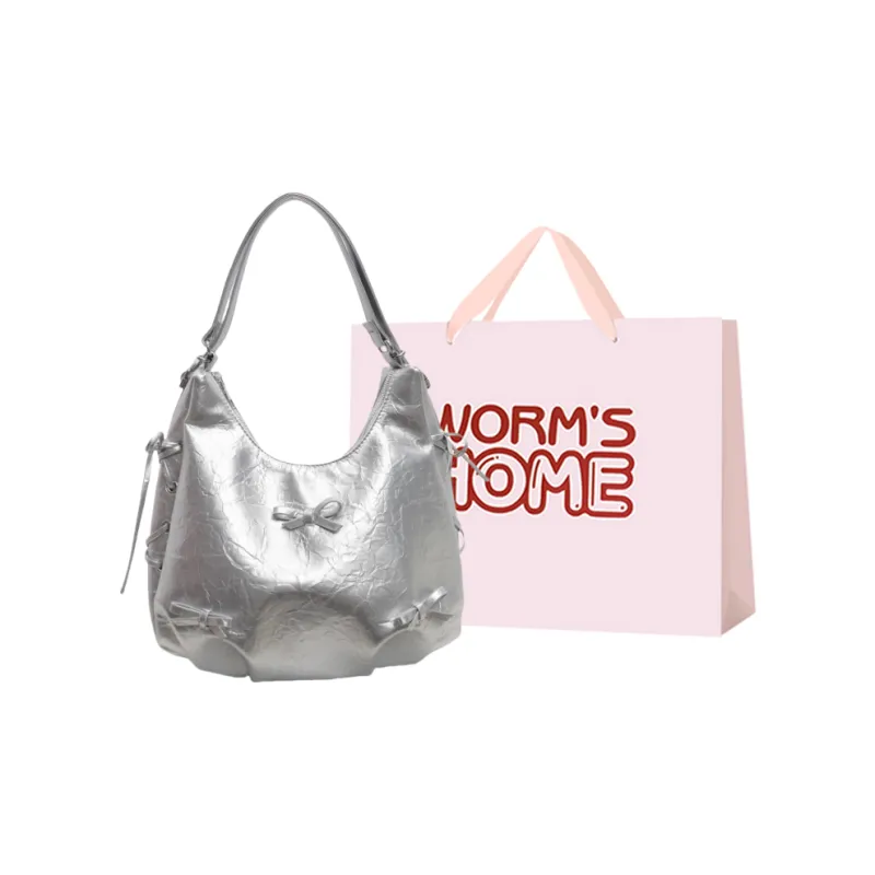 Worm's Home Artificial Leather One Shoulder Crossbody Backpack Women's Multicolor-4
