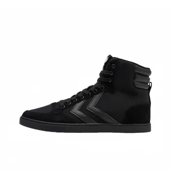 Hummel Abrasion Resistant High Top Casual Shoes Men's Black