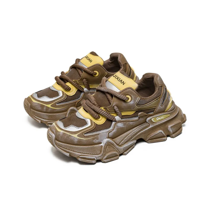 JX Anti-Slip Wear-Resistant Low-Top Chunky Sneakers Men's-10