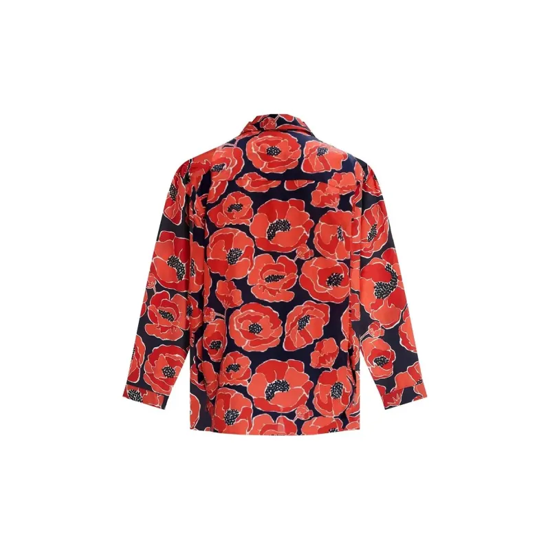 A.P.C Wendy Floral-Printed Long-Sleeved Shirt-1