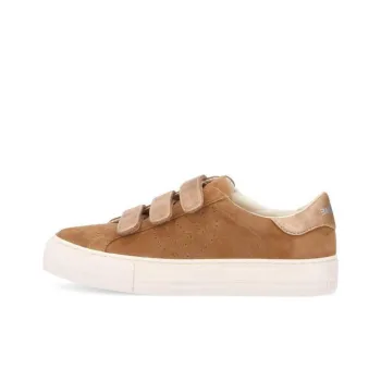 NO NAME Anti Slip Wear Resistant Low Top Skateboard Shoes Women's Camel